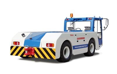 Akkumulátoros repülőgép vontató traktor